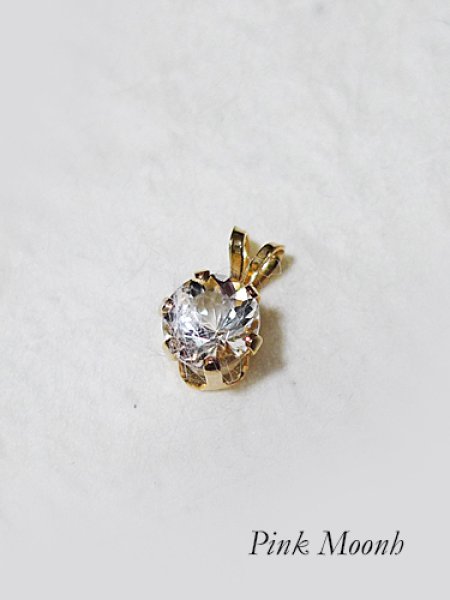 画像1: ◆ K14GF ハーキマーダイヤモンドのペンダントトップ(2) (1)